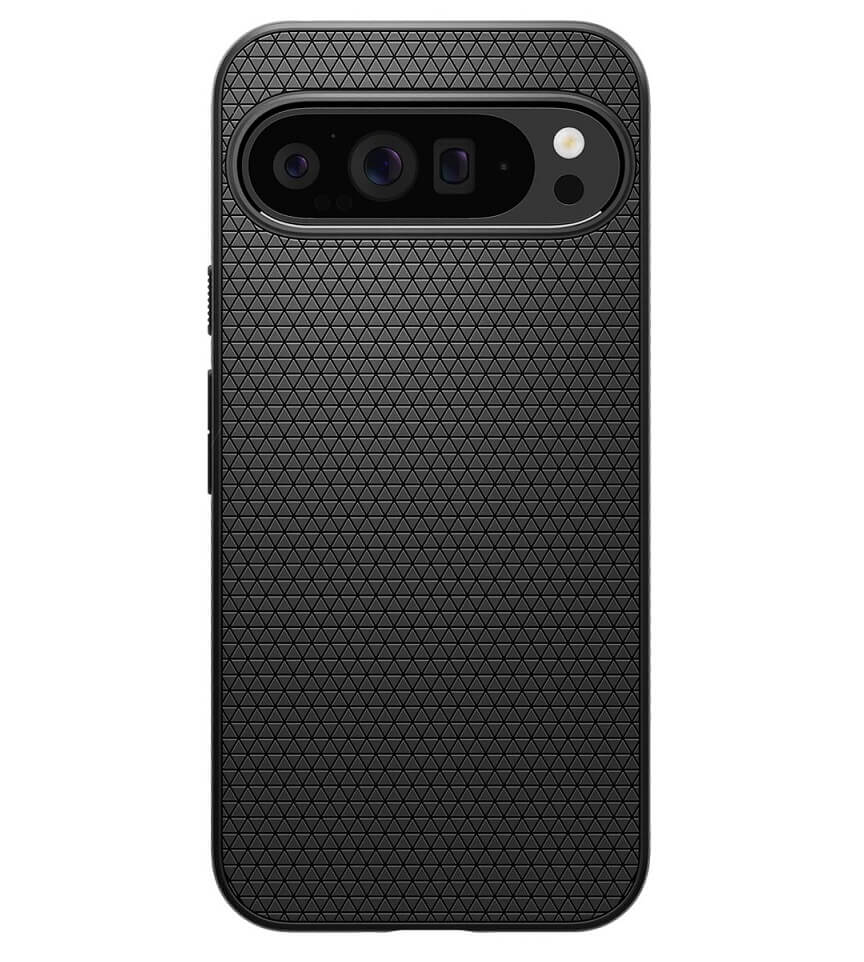Противоударен Калъф за Google Pixel 9 Pro XL, Spigen Liquid Air Case, Черен (2)
