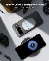 Противоударен Калъф за Google Pixel 9 Pro/ 9, Spigen Liquid Air Case, Сив (11)