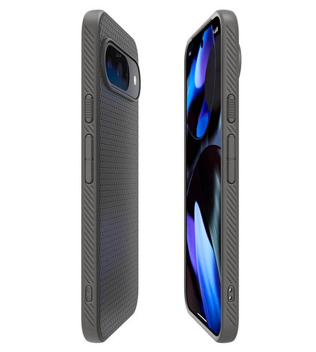 Противоударен Калъф за Google Pixel 9 Pro XL, Spigen Liquid Air Case, Сив (6)