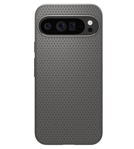 Противоударен Калъф за Google Pixel 9 Pro XL, Spigen Liquid Air Case, Сив (2)