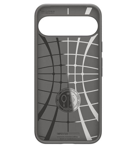 Противоударен Калъф за Google Pixel 9 Pro/ 9, Spigen Liquid Air Case, Сив (4)