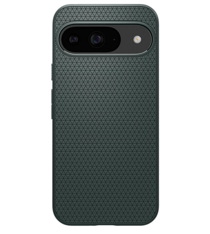 Противоударен Калъф за Google Pixel 9 Pro/ 9, Spigen Liquid Air Case, Зелен (2)