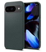 Противоударен Калъф за Google Pixel 9 Pro/ 9, Spigen Liquid Air Case, Зелен