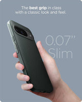 Противоударен Калъф за Google Pixel 9 Pro/ 9, Spigen Liquid Air Case, Зелен (10)