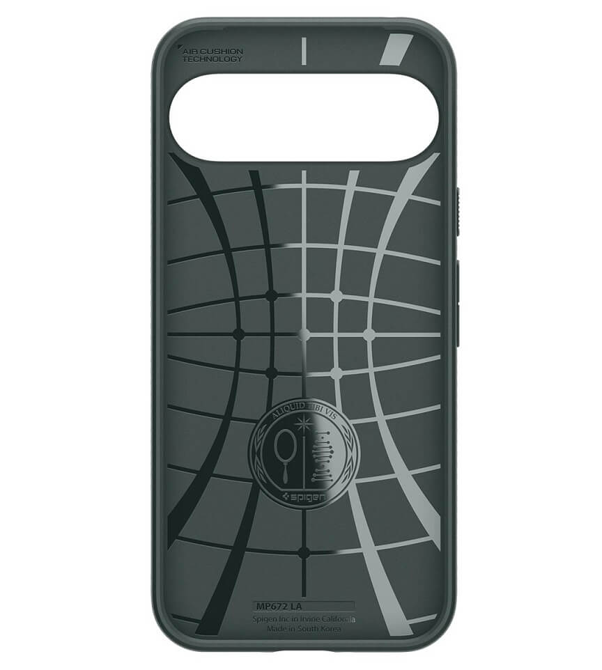 Противоударен Калъф за Google Pixel 9 Pro/ 9, Spigen Liquid Air Case, Зелен (4)