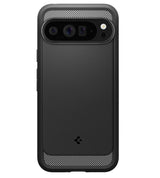 Противоударен Калъф за Google Pixel 9 Pro XL, Spigen Rugged Armor Case, Черен (2)