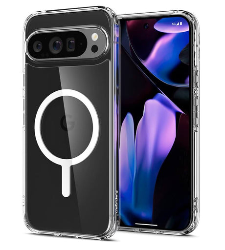 Magsafe Противоударен Калъф за Google Pixel 9 Pro/ 9, Spigen Ultra Hybrid Case, Бял