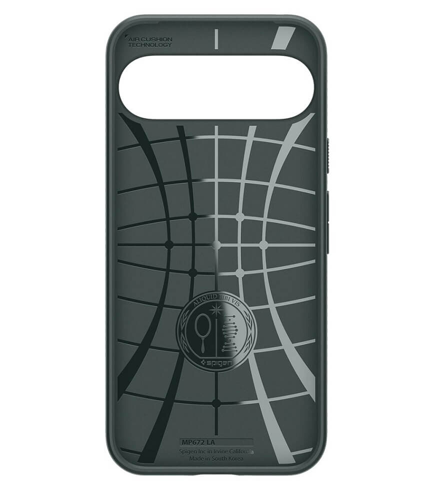 Противоударен Калъф за Google Pixel 9 Pro XL, Spigen Liquid Air Case, Зелен (4)