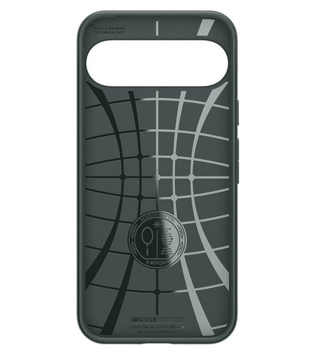 Противоударен Калъф за Google Pixel 9 Pro XL, Spigen Liquid Air Case, Зелен (4)