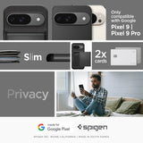 Калъф с Джоб за Карти за Google Pixel 9 Pro/ 9, Spigen Slim Armor CS Case, Черен (10)