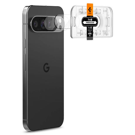 Протектор за Камерата на Google Pixel 9 Pro, Spigen EZ Fit Cam Glass 2бр., Прозрачен (6)