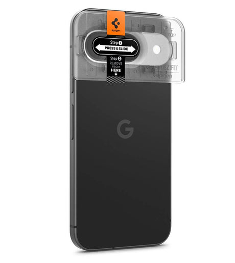 Протектор за Камерата на Google Pixel 9, Spigen EZ Fit Cam Glass 2бр., Прозрачен (3)