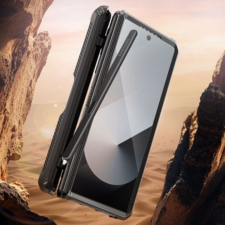 Противоударен Калъф за Samsung Z Fold 6, Supcase Unicorn Beetle Pro, Черен (5)