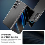 Карбонов Калъф за Samsung Z Fold 5, Spigen AirSkin Pro Case, Черен (5)