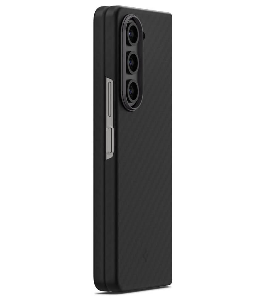 Карбонов Калъф за Samsung Z Fold 5, Spigen AirSkin Pro Case, Черен (2)