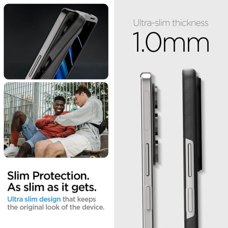 Карбонов Калъф за Samsung Z Fold 5, Spigen AirSkin Pro Case, Черен (8)