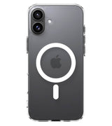 Magsafe Противоударен Калъф за iPhone 16, Spigen Ultra Hybrid Case, Бял (2)