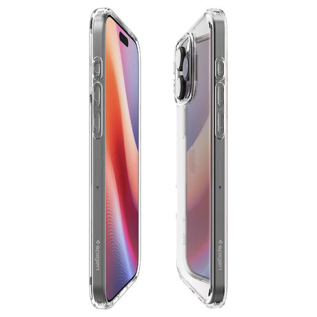 Противоударен Калъф за iPhone 16 Pro Max, Spigen Ultra Hybrid Case, Прозрачен (4)