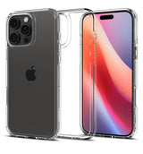 Противоударен Калъф за iPhone 16 Pro Max, Spigen Ultra Hybrid Case, Прозрачен
