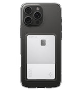 Калъф с Джоб за Карти за iPhone 16 Pro, Spigen Crystal Slot Case, Прозрачен (2)