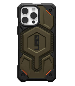 MagSafe Противоударен Калъф за iPhone 16 Pro Max, UAG Monarch Pro Kevlar Case, Зелен