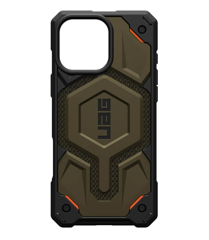 MagSafe Противоударен Калъф за iPhone 16 Pro Max, UAG Monarch Pro Kevlar Case, Зелен (3)