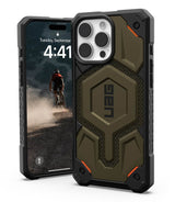 MagSafe Противоударен Калъф за iPhone 16 Pro Max, UAG Monarch Pro Kevlar Case, Зелен (2)
