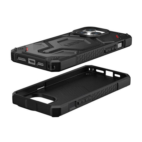 MagSafe Противоударен Калъф за iPhone 15, UAG Monarch Pro Kevlar Case, Черен (3)