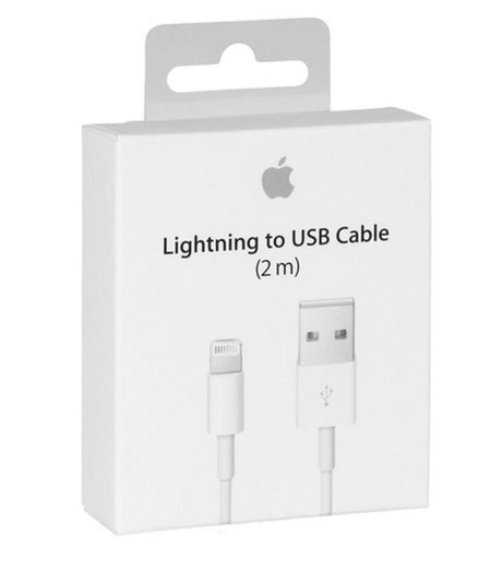 Оригинален USB Кабел за iPhone и iPad, Apple (Lightning) Md819zm/a 2m, Бял