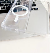 Magsafe Калъф за Samsung Z Fold 6, Magnetic PC Case, Прозрачен (8)