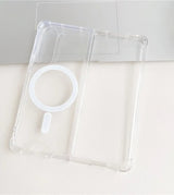 Magsafe Калъф за Samsung Z Fold 6, Magnetic PC Case, Прозрачен (5)