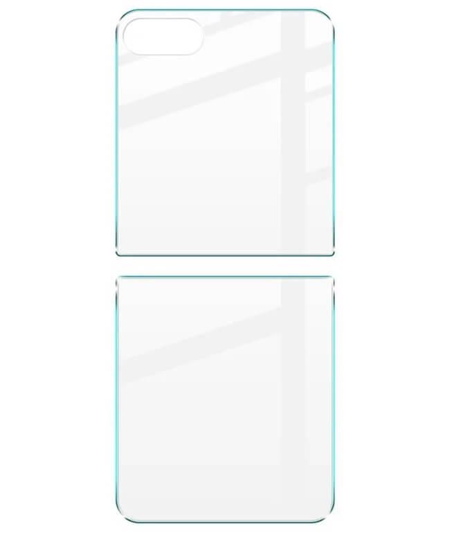 Комплект Стъклени Протектори за Samsung Z Flip 5, Imak Back Front Glass, Прозрачен (2)