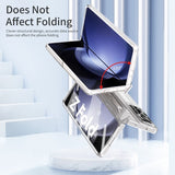 Калъф с Предпазител за Samsung Z Fold 6, Kickstand Hard Case, Прозрачен (5)