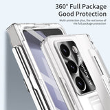 Калъф с Предпазител за Samsung Z Fold 6, Kickstand Hard Case, Прозрачен (4)