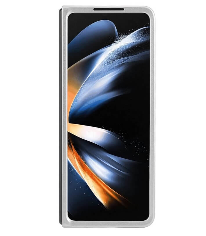 Калъф с Блестяща Декорация за Samsung Z Fold 6, Glitter Electroplating Case, Сребрист (2)