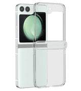 Калъф с Предпазител за Samsung Z Flip 7 FE/ Z Flip 6, Hinge Case, Прозрачен