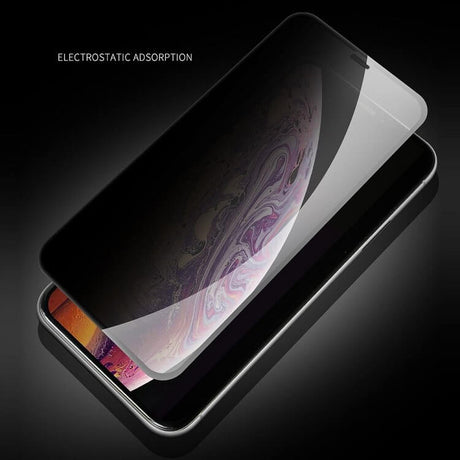 Затъмняващ Стъклен Протектор за iPhone 15 Pro, X-one Privacy 5D Glass, Черен (5)