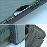 Противоударен Калъф за Samsung A55, Razor Book Case, Тъмно Зелен (4)
