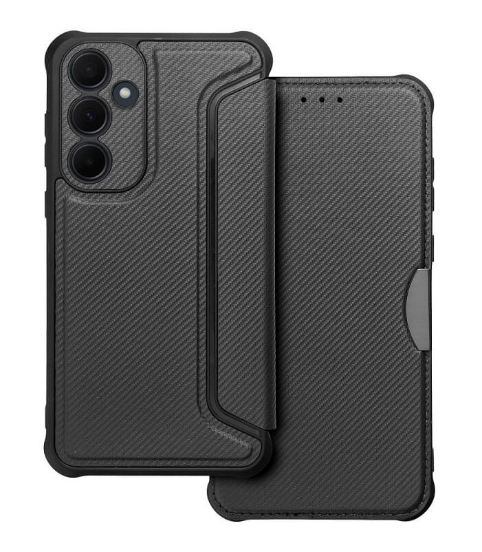 Противоударен Калъф за Samsung A35, Razor Book Case, Черен