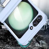 Калъф с Предпазител за Samsung Z Flip 7 FE/Z Flip 6, GKK Ring Hinge Case, Син (5)