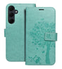 Кожен Калъф за Samsung A35 Forcell Mezzo Book Case Tree, Зелен