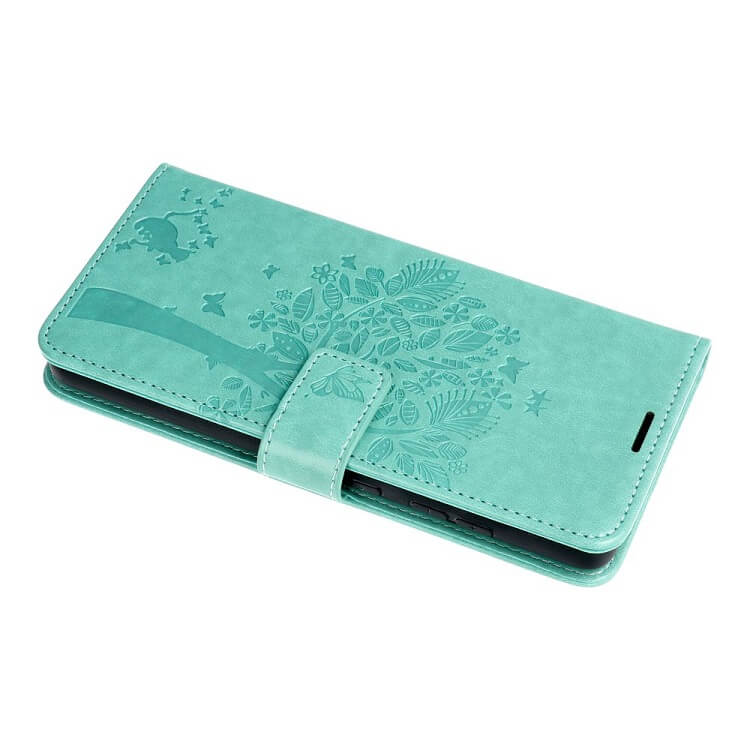 Кожен Калъф за Samsung A35 Forcell Mezzo Book Case Tree, Зелен (6)