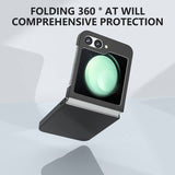 Тънък Калъф за Samsung Z Flip 7 FE/Z Flip 6, Thin PC Case, Черен (5)