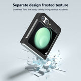 Тънък Калъф за Samsung Z Flip 7 FE/Z Flip 6, Thin PC Case, Черен (7)