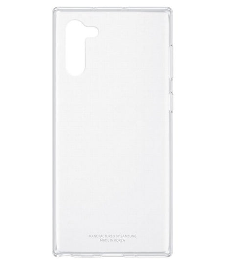 Оригинален Силиконов Калъф за Samsung Note 10, Soft Clear Cover Case EF-QN970TTEGWW, Прозрачен (2)