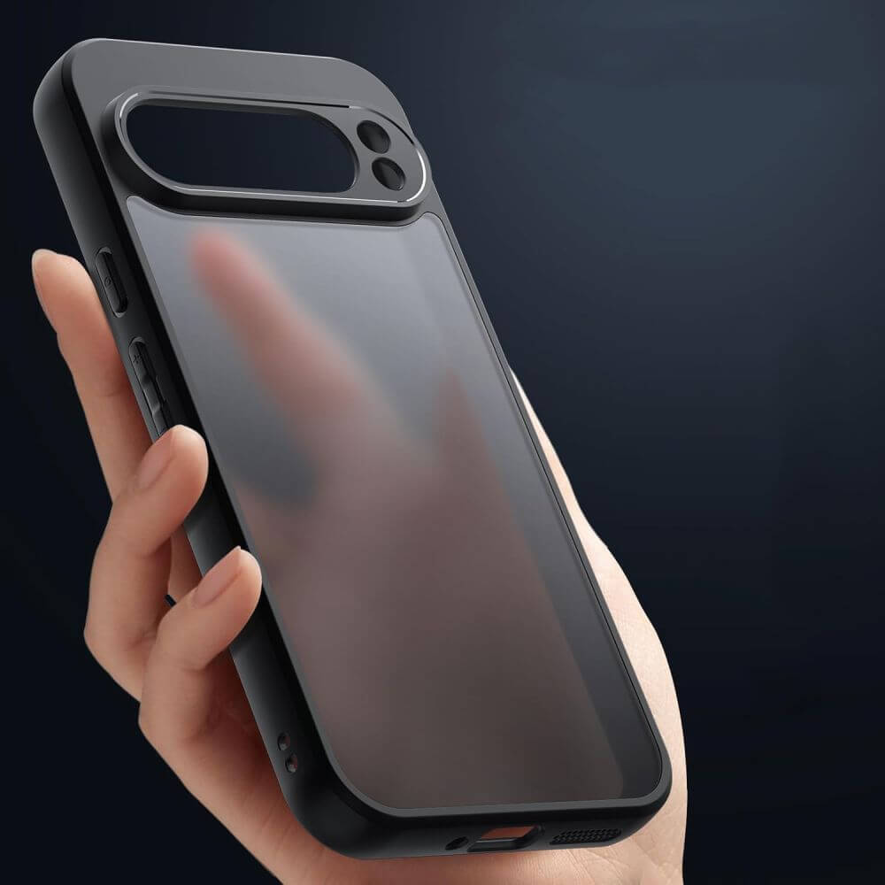 Матов Калъф за Google Pixel 9 Pro XL, Tech-Protect MagMat Hybrid Case, Черен (2)