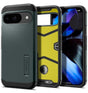 Калъф с Поставка за Google Pixel 9 Pro/ 9, Spigen Tough Armor Case, Зелен
