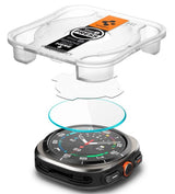 Стъклен Протектор за Samsung Watch Ultra 47mm, Spigen EZ Fit Glass 2бр., Прозрачен