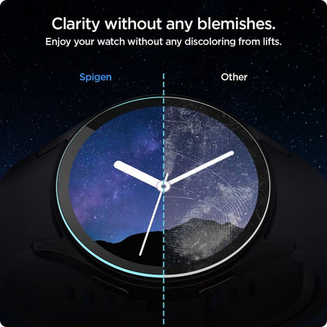 Стъклен Протектор за Samsung Watch 7 40mm, Spigen EZ Fit Glass 2бр., Прозрачен (7)
