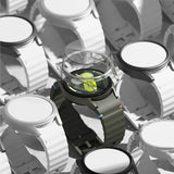 Калъф с Протектор за Samsung Watch 7 44mm, Ringke Slim Tempered Glass Case, Прозрачен (10)
